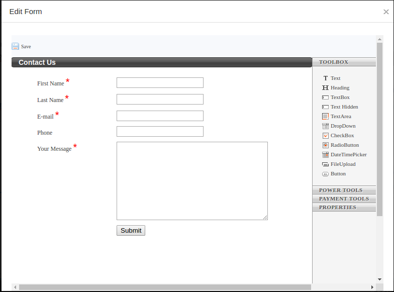 Adding Form Rvglobalsoft