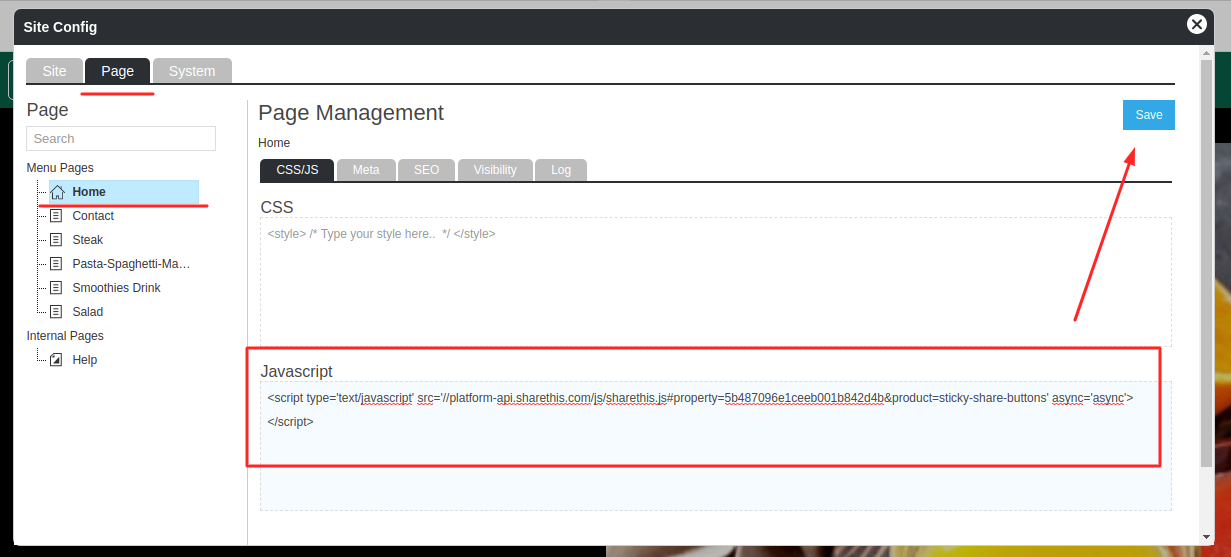 Add sticky share buttons on your webpage RVglobalsoft